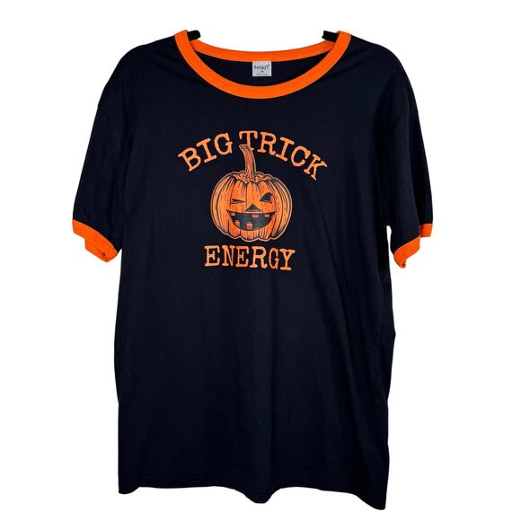 Spirit Halloween Store Adult Big Trick Energy Halloween T-Shirt Medium NWOT - Picture 11 of 11